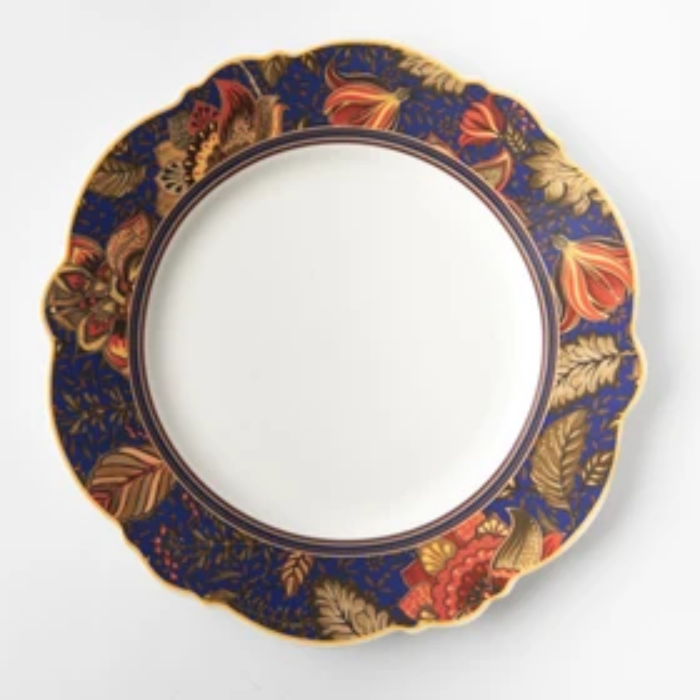 JENNA CLIFFORD - Blue Fern Dinner Plate (Set of 4)