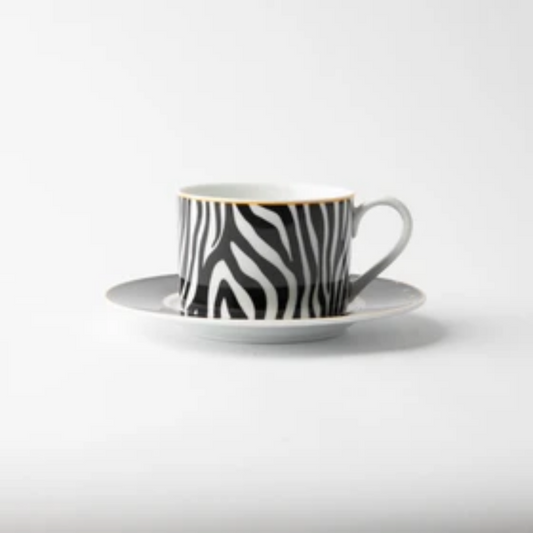 JENNA CLIFFORD - Serengeti Cup & Saucer in Gift Box