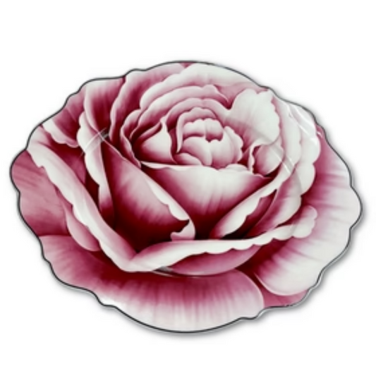 JENNA CLIFFORD - Wavy Rose Oval Platter 35cm