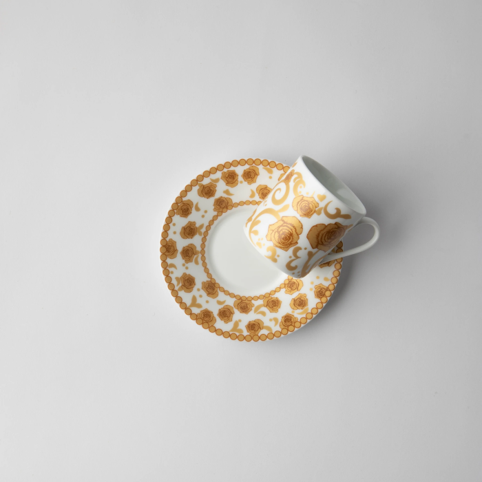 JENNA CLIFFORD - Milk & Honey Espresso Cup & Saucer Set of 2