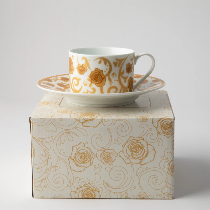 JENNA CLIFFORD - Milk & Honey Tea Cup & Saucer Set of 2