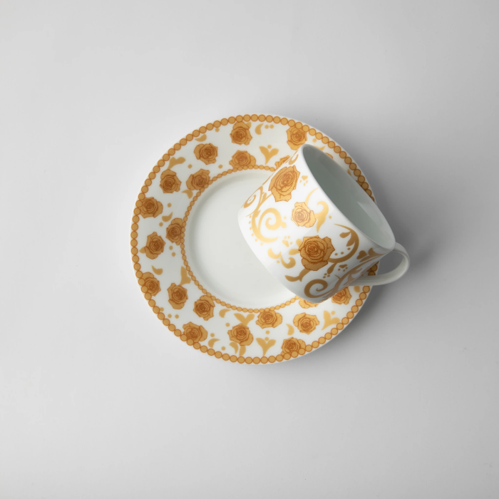 JENNA CLIFFORD - Milk & Honey Tea Cup & Saucer Set of 2