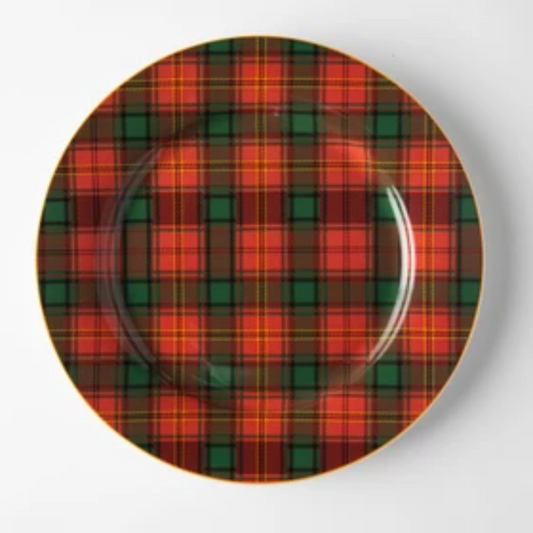 JENNA CLIFFORD - Red Tartan Charger 30.5cm (Set of 4)