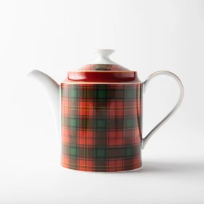 JENNA CLIFFORD - Red Tartan Tea Pot