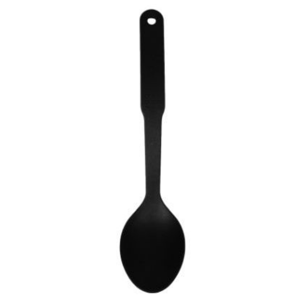 Kitchen Utensils | Basting Spoon Solid Black Nylon