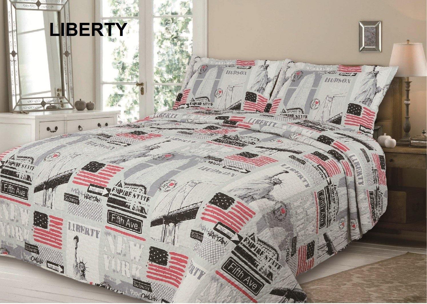 Simon Baker | Printed Quilted Bed Spread Liberty (Various Sizes)