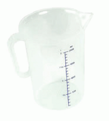 MEASURING JUG PLASTIC 2L