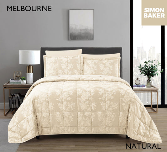 Simon Baker | Melbourne Comforter - Natural (Various Sizes)