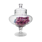 Cotton Candy Jar & Lid 33cm(H) × 28cm(W)
