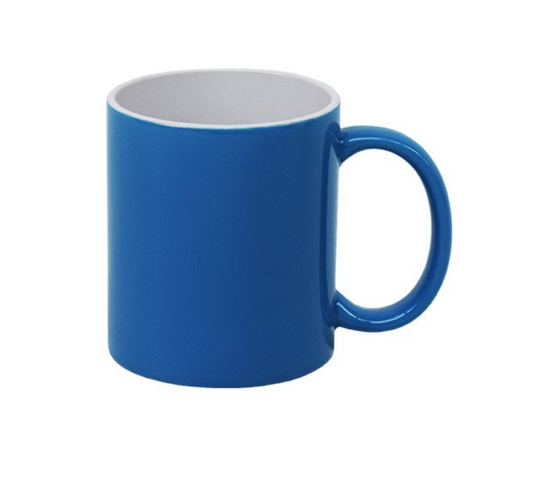 Standard Lime Outside Blue Inside 11oz Mug (Set of 6)