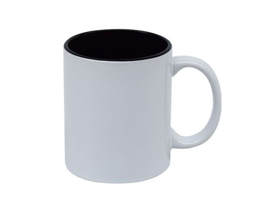 Standard 2-Tone White / Black 11oz Mug (Set of 6)