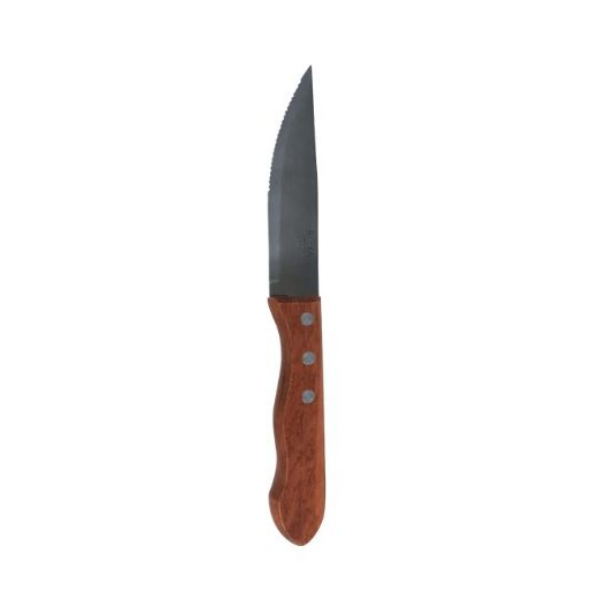NOVA WOOD HANDLE JUMBO STEAK KNIFE (Set of 12)