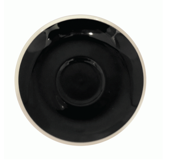 Style Saucer | NOVA  STYLE Black SAUCER 14CM - FOR 160ML CUP (Set of 6)