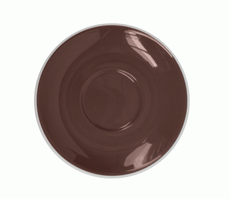 Style Saucer | NOVA STYLE Brown SAUCER 15CM - FOR 300ML CUP (Set of 6)
