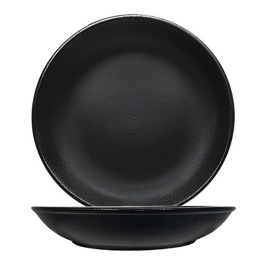 Nova Urban Texture Black Coupe Bowl 26cm (Set of 6)