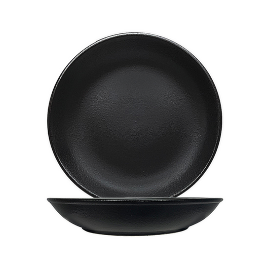 Nova Urban Texture Black Coupe Bowl 20cm (Set of 6)