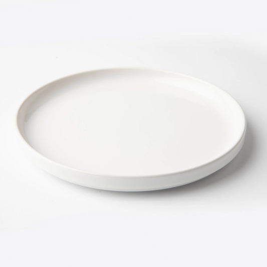 OMADA - Flat Stackable Side Plate White