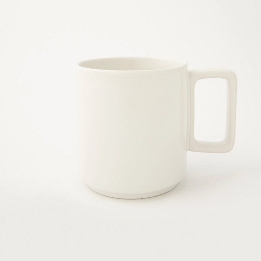 OMANDA - Flat Stackable Mug White