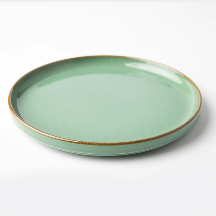 OMADA - Flat Stackable Side Plate Green