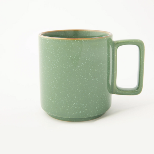 OMADA - Flat Stackable Mug Green