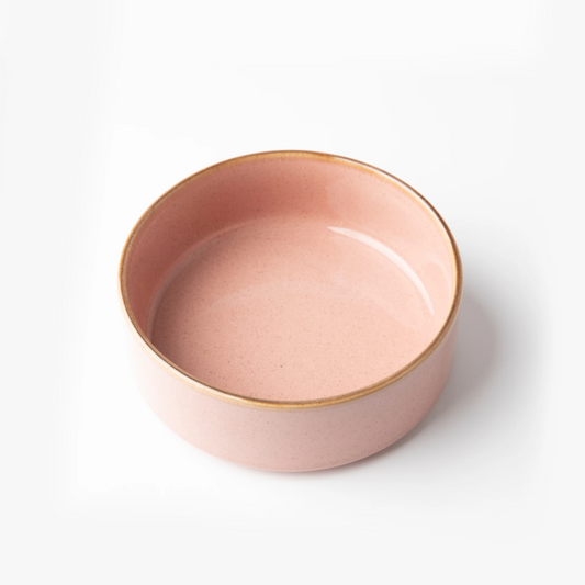 OMADA - Flat Stackable Cereal Bowl Pink