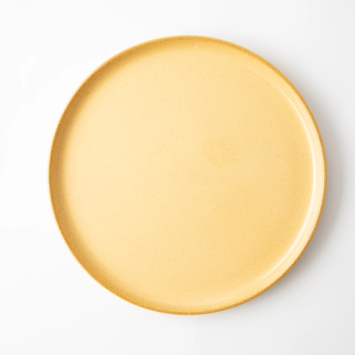 OMADA - Flat Stackable Dinner Plate Mustard