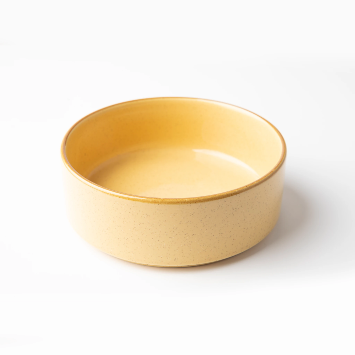 OMADA - Flat Stackable Cereal Bowl Mustard