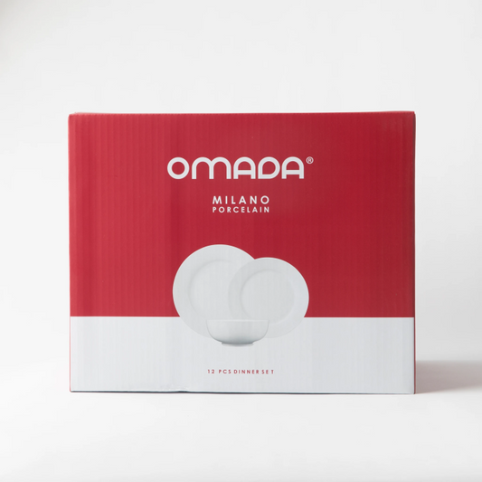 OMADA - Maxim 12pce Dinner Set in gift box - White