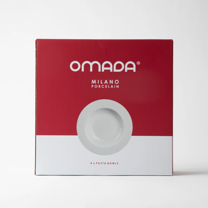 OMADA - Maxim Pasta Bowl 4pce in gift box - White