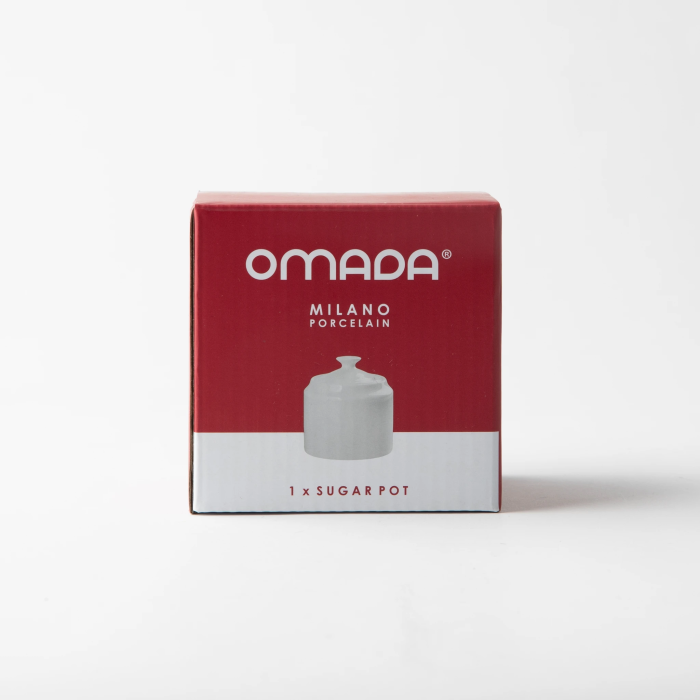 OMADA - Maxim Sugar Pot in gift box - White