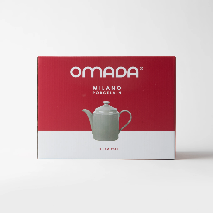 OMADA - Maxim Tea Pot in gift box - Light Grey