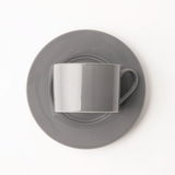 OMADA - Maxim Cup & Saucer 4pce in gift box - Dark Grey