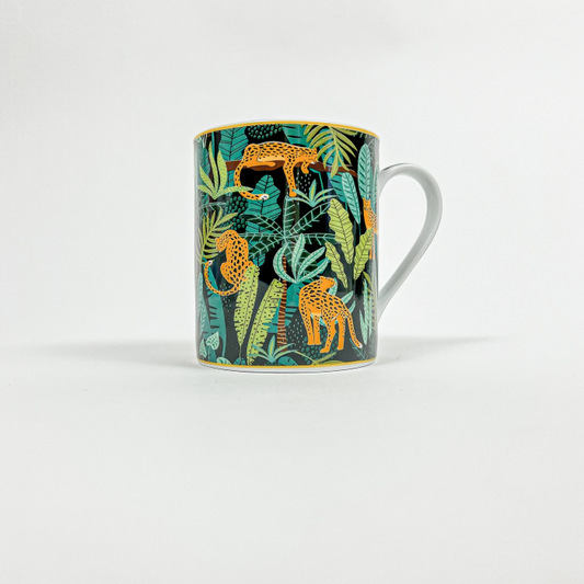 OMADA - Coffee Mug - Leopard Black