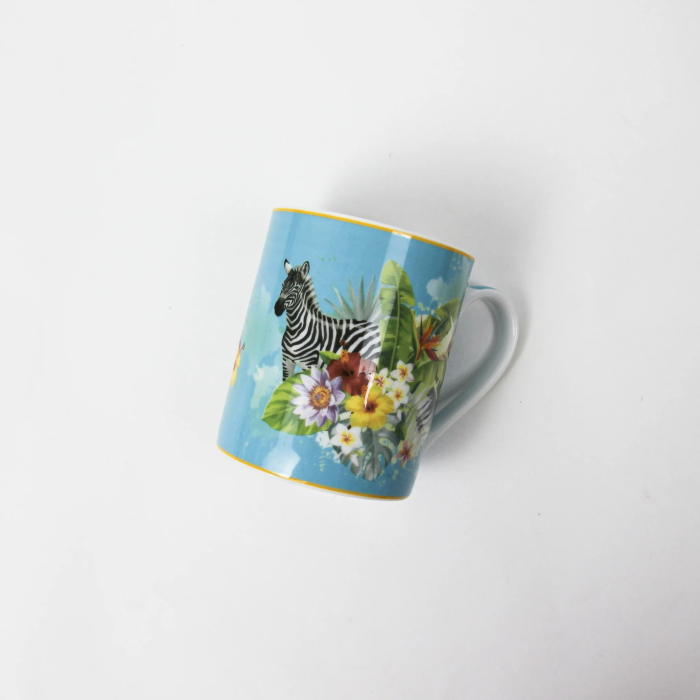 OMADA - Coffee Mug - Zebra Blue