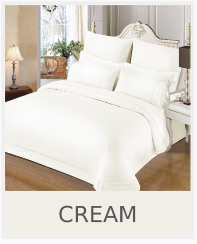 Simon Baker | 230 Thread Count Hotel Collection Cream Flat Sheet XL (Various Sizes)