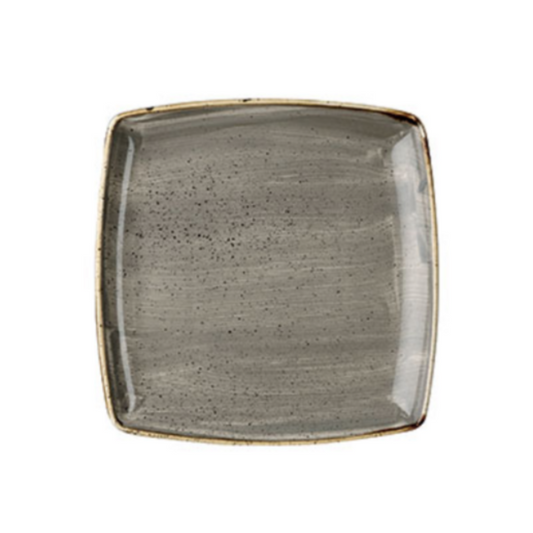 Churchill Peppercorn Grey – Deep Square Plate 26.8Cm (Set of 6)
