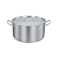 Pot | Stainless Steel Deep Stockpot With Lid - 32X32CM (26L)