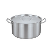 Pot | Stainless Steel Deep Stockpot With Lid - 32cm × 32cm (26L)