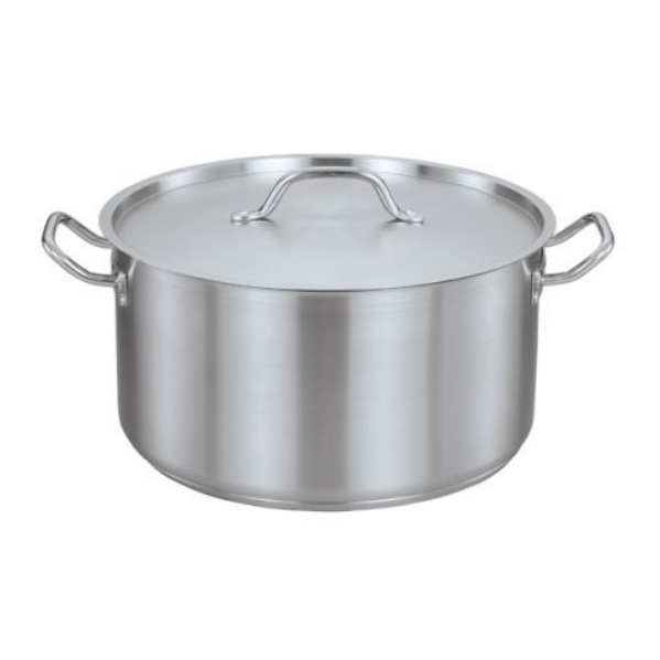 Pot | Stainless Steel Deep Stockpot With Lid - 36X36CM (36L)