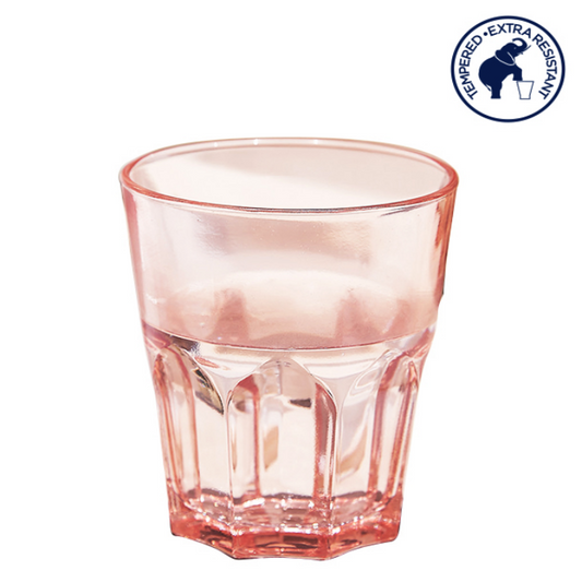 Whiskey Glass | ARC GRANITY WHISKEY 350ml PINK TEMPERED (Set of 6)