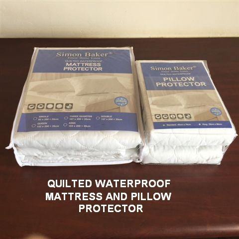 Simon Baker | Quilted Waterproof Mattress & Pillow Protectors XL/XD (Sold Separately)
