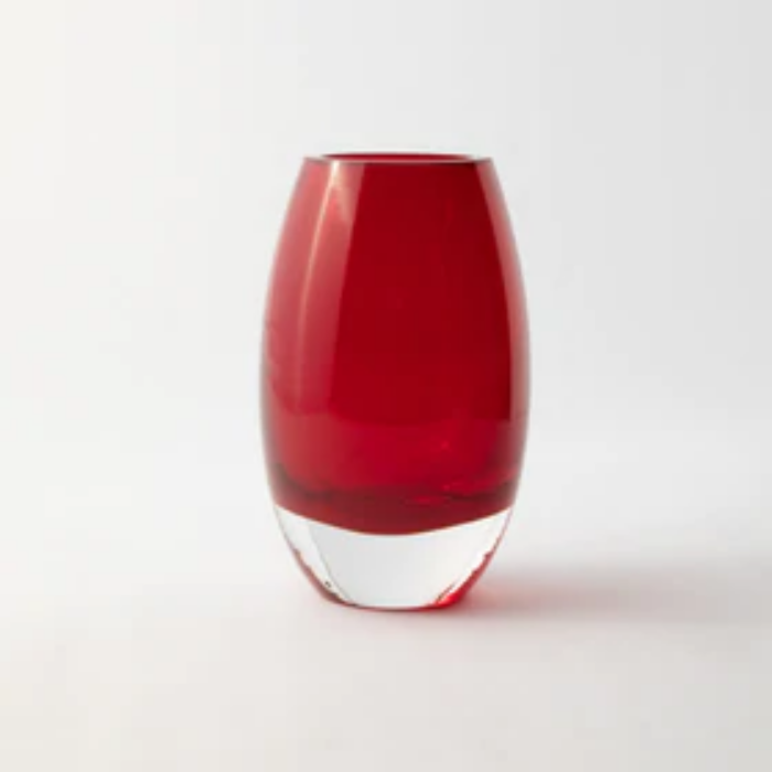 KROSNO - Red Vase Extra Small 18cm