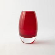 KROSNO - Red Vase Extra Small 18cm(H) x 10.5cm(W) x 10.5cm(W)
