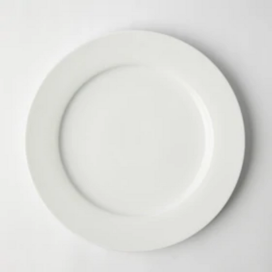GALATEO - Super White Rim Dinner Plate (Set of 4)