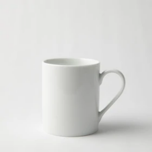 GALATEO - Super White Rim Porcelain Mug (Set of 4)