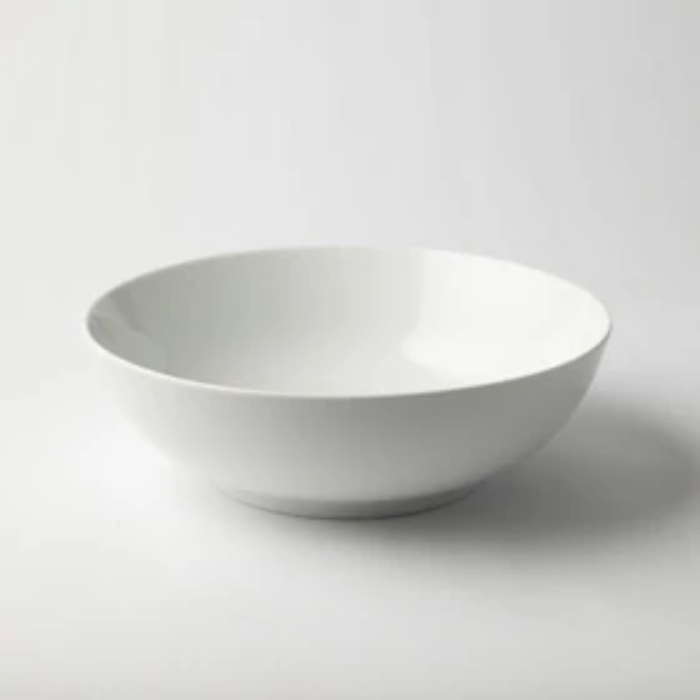 GALATEO - Super White Coupe Salad Bowl 24cm