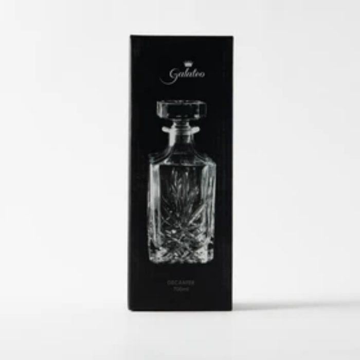 GALATEO - Linear Whiskey Decanter in a Gift Box