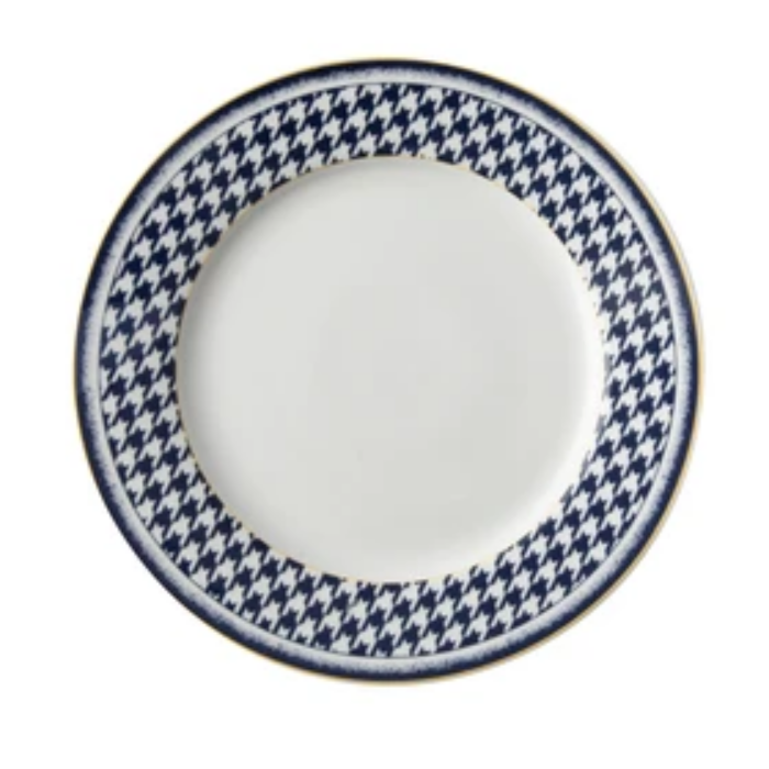 GALATEO - Blue Check Dinner Plate (Set of 4)