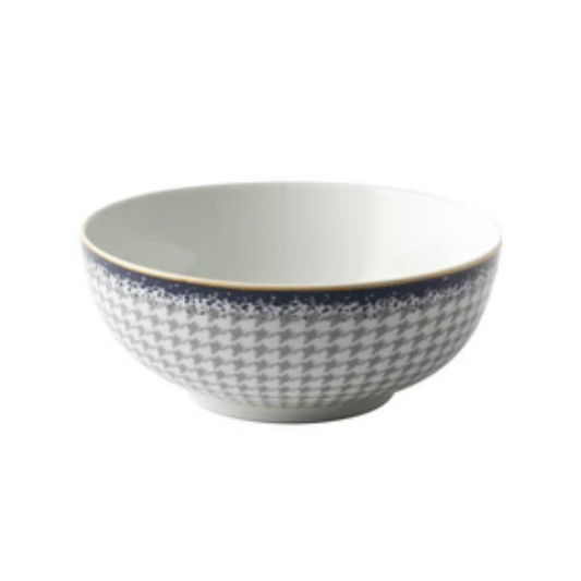 GALATEO - Blue Check Cereal Bowl (Set of 4)