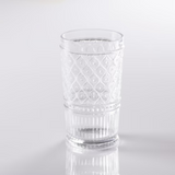 Galateo - Deco Hand Pressed Hi Ball Glass Set of 4 - 450ml